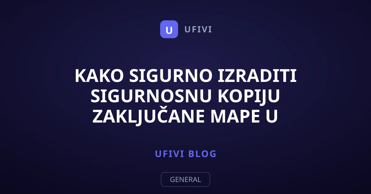 Kako sigurno izraditi sigurnosnu kopiju zaključane mape u Google Fotografijama