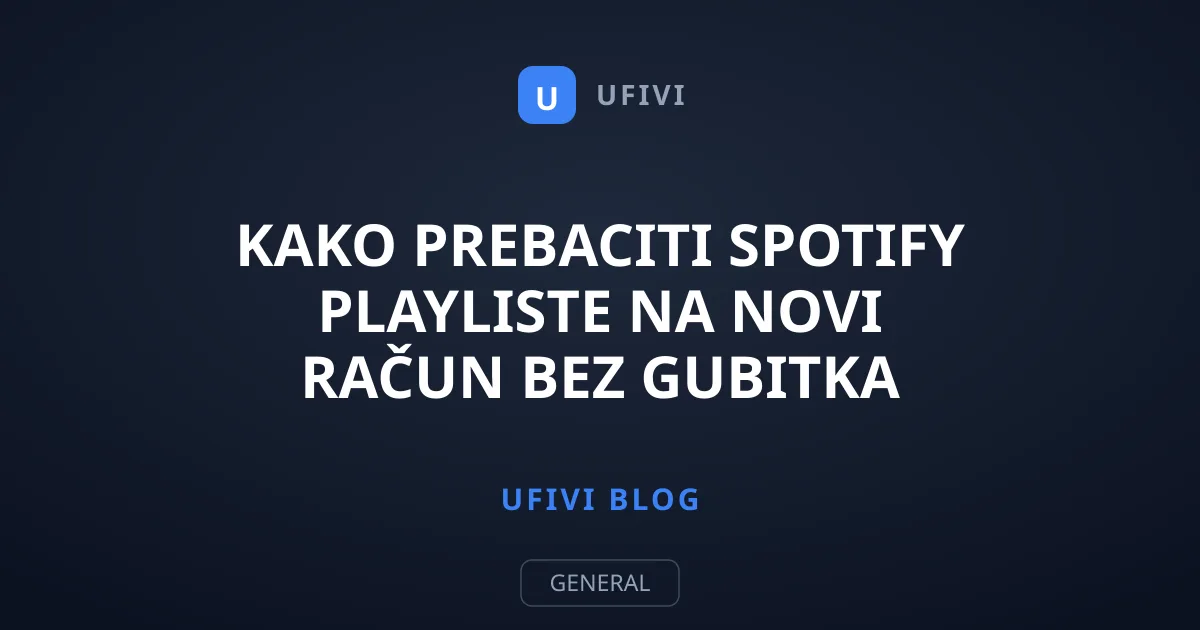 Kako prebaciti Spotify playliste na novi račun bez gubitka pjesama
